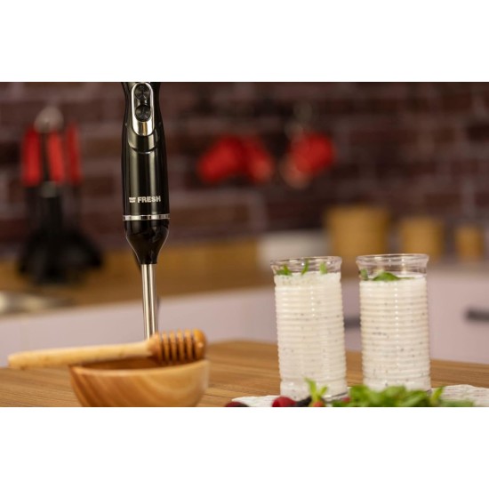 Fresh hand blender 800 watts - silver Fresh hand blender 800 watts - silver