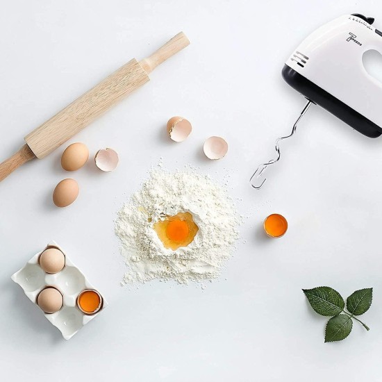 KBZONE Hand Mixer Blender for Cake, Egg Beater Machine Cream Electric Hand Blender for Cake Mixing Whipping Machine Hand Beater for Cake Blender with 7 Speed KBZONE Hand Mixer Blender for Cake, Egg Beater Machine Cream Electric Hand Blender for Cake Mixing Whipping Machine Hand Beater for Cake Blender with 7 Speed