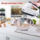 KBZONE Hand Mixer Blender for Cake, Egg Beater Machine Cream Electric Hand Blender for Cake Mixing Whipping Machine Hand Beater for Cake Blender with 7 Speed KBZONE Hand Mixer Blender for Cake, Egg Beater Machine Cream Electric Hand Blender for Cake Mixing Whipping Machine Hand Beater for Cake Blender with 7 Speed