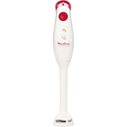Moulinex turbomix plus hand blender, 350 watt, white / red - dd1001eg