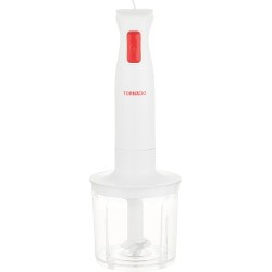 TORNADO Hand Blender 250 Watt Chopper Whisk White HB-250T