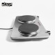 DSP Hot Plate 2 Eye KD4050 1000&1500w Front button Silver DSP Hot Plate 2 Eye KD4050 1000&1500w Front button Silver