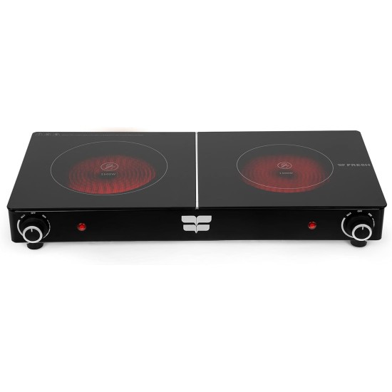 Fresh Hot plate Double 2 EYE ceramic - Black Fresh Hot plate Double 2 EYE ceramic - Black