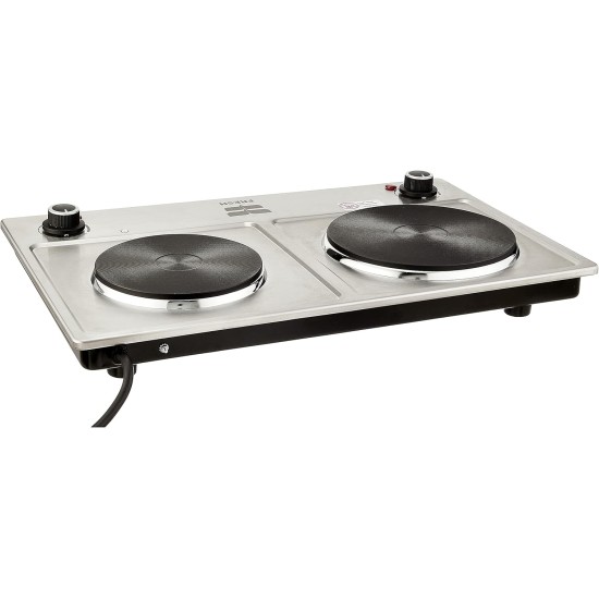 Fresh hot plate 2 eye stainless 2500 w Fresh hot plate 2 eye stainless 2500 w