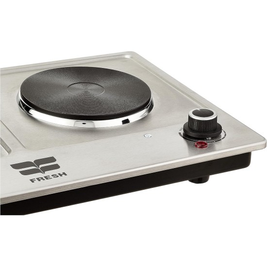 Fresh hot plate 2 eye stainless 2500 w Fresh hot plate 2 eye stainless 2500 w