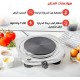 HOME GOLD hot plate single burner hotplate cooking stove cooker heater for cooking, non-stick coating, overheat protection electric cooking, 1500W, model: 2023-5