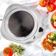 HOME GOLD hot plate single burner hotplate cooking stove cooker heater for cooking, non-stick coating, overheat protection electric cooking, 1500W, model: 2023-5