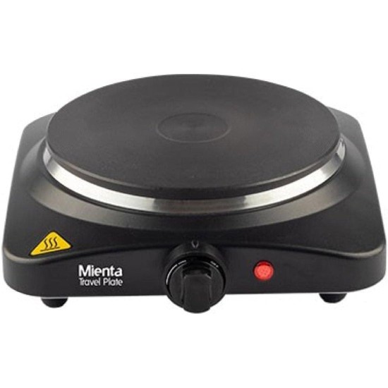 Mienta - Hot Travel Plate 1500 Watts - HP41425A - Black Mienta - Hot Travel Plate 1500 Watts - HP41425A - Black