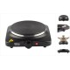 Mienta - Hot Travel Plate 1500 Watts - HP41425A - Black Mienta - Hot Travel Plate 1500 Watts - HP41425A - Black