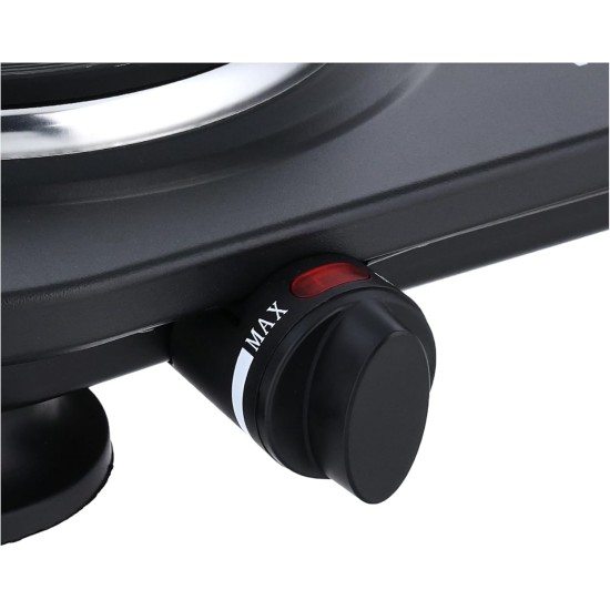 Mienta HP41225A Duetto Hot Plate, 2 Burners, 2500 Watt - Black Mienta HP41225A Duetto Hot Plate, 2 Burners, 2500 Watt - Black