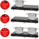 ProfiCook PC-DKI 1067 Induktions-Doppelkochplatte, automatische Topferkennung, elektronisches Sensor-Touch Bedienfeld with Display, 180 Minuten-Timer with Abschaltautomatik and Endsignal ProfiCook PC-DKI 1067 Induktions-Doppelkochplatte, automatische Topferkennung, elektronisches Sensor-Touch Bedienfeld with Display, 180 Minuten-Timer with Abschaltautomatik and Endsignal
