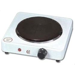 Single Electric Hot Plate - White