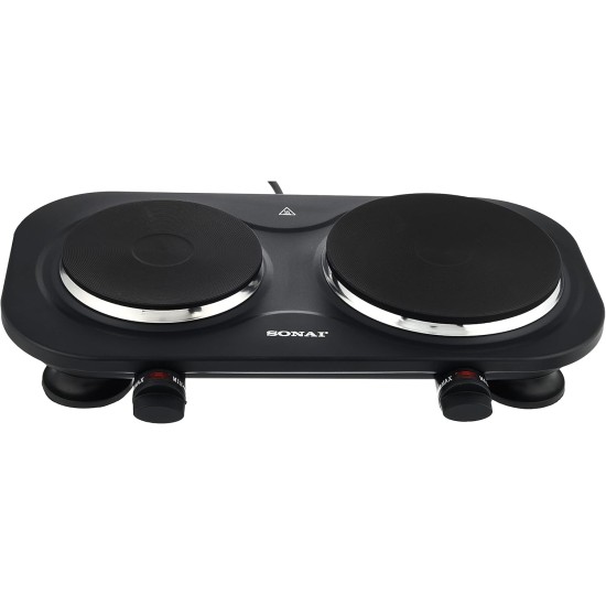 Sonai Hot Plate, adjustable thermostat, 2 heater 2500 Watt - SH-360 Sonai Hot Plate, adjustable thermostat, 2 heater 2500 Watt - SH-360