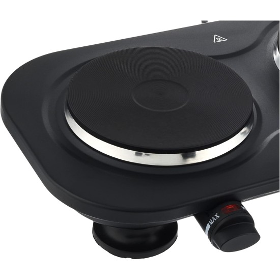 Sonai Hot Plate, adjustable thermostat, 2 heater 2500 Watt - SH-360 Sonai Hot Plate, adjustable thermostat, 2 heater 2500 Watt - SH-360