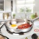 hanso electric hot plate with Non-Stick Coating, One Cooking Plate, Adjustable Temperature, Auto-Thermostat, Overheat Protection, Compact and Portable for Countertop Cooking, 900W