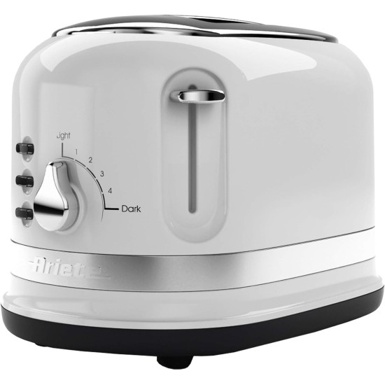 Ariete 0149W Moderna 2 Slice Toaster, Defrost, Heating & Cooking Function, White Ariete 0149W Moderna 2 Slice Toaster, Defrost, Heating & Cooking Function, White
