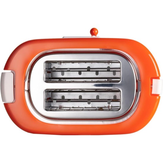 Ariete 159 Toastime, Orange Toaster, 2 Slice Capacity, 9 Browning Levels, 700 W, 3 Functions, Orange, no pliers. (by Delonghi Group)no pliers. 159 (by Delonghi Group). Ariete 159 Toastime, Orange Toaster, 2 Slice Capacity, 9 Browning Levels, 700 W, 3 Functions, Orange, no pliers. (by Delonghi Group)no pliers. 159 (by Delonghi Group).