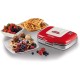 Ariete Waffle Maker Party Time 1973, Waffle Maker with Non-Stick Plates, Cord Reel, Safety Lock and Power Indicator, 700 W, Red Ariete Waffle Maker Party Time 1973, Waffle Maker with Non-Stick Plates, Cord Reel, Safety Lock and Power Indicator, 700 W, Red
