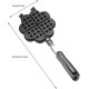 Heart Shape Waffle Pan Heart Shape Household Kitchen Gas Non-Stick Waffle Maker Pan MouldPress Plate Baking Tool