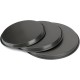 Bekith 3-Piece Set Non-stick Pizza Pan, Round Premium Bakeware, Black Bekith 3-Piece Set Non-stick Pizza Pan, Round Premium Bakeware, Black