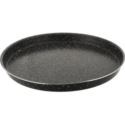 Lazord granite pizza tray set (2 pieces, 26 x 30, black)