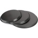 Set of 3 Bakeware Mold Eight-inch Round Carbon Steel Pizza Pan