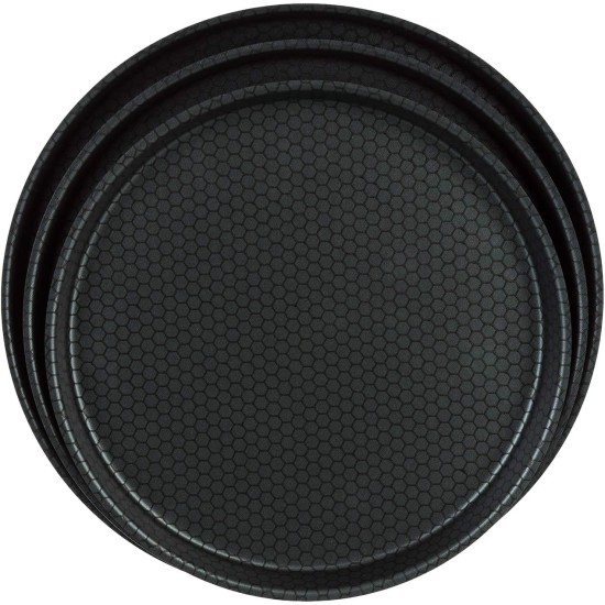Trueval 3 Pieces Pizza Pan Set, 26-28-30, Red Trueval 3 Pieces Pizza Pan Set, 26-28-30, Red