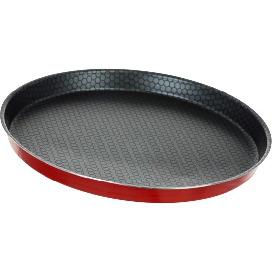 Trueval 3 Pieces Pizza Pan Set, 26-28-30, Red Trueval 3 Pieces Pizza Pan Set, 26-28-30, Red