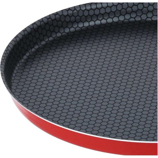 Trueval Pizza Pan Red Size 30 Cm Trueval Pizza Pan Red Size 30 Cm