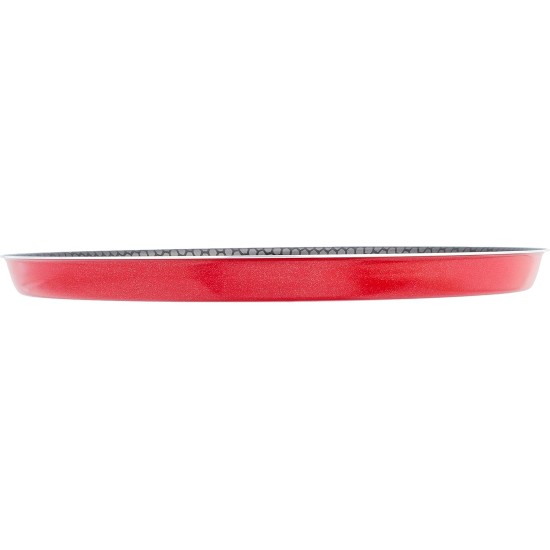 Trueval Pizza Pan Red Size 30 Cm Trueval Pizza Pan Red Size 30 Cm