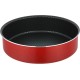 Trueval Teflon Oven trays set 2 pieces size 22-26 with pizza 28 color red Trueval Teflon Oven trays set 2 pieces size 22-26 with pizza 28 color red