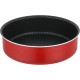 Trueval Teflon Oven trays set 2 pieces size 22-26 with pizza 28 color red Trueval Teflon Oven trays set 2 pieces size 22-26 with pizza 28 color red