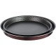 Trueval Teflon pizza tray set, 2 pcs size 24+28, color marron Trueval Teflon pizza tray set, 2 pcs size 24+28, color marron