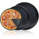 peinat Pizza Pan, 3PCS Pizza Baking Pan Black Baking Sheets for Oven Nonstick Round Pizza Tray 8/9/10 inch Bakeware Carbon Steel Sheet Pans for Cooking Multifunction peinat Pizza Pan, 3PCS Pizza Baking Pan Black Baking Sheets for Oven Nonstick Round Pizza Tray 8/9/10 inch Bakeware Carbon Steel Sheet Pans for Cooking Multifunction