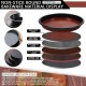 peinat Pizza Pan, 3PCS Pizza Baking Pan Black Baking Sheets for Oven Nonstick Round Pizza Tray 8/9/10 inch Bakeware Carbon Steel Sheet Pans for Cooking Multifunction peinat Pizza Pan, 3PCS Pizza Baking Pan Black Baking Sheets for Oven Nonstick Round Pizza Tray 8/9/10 inch Bakeware Carbon Steel Sheet Pans for Cooking Multifunction