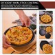 peinat Pizza Pan, 3PCS Pizza Baking Pan Black Baking Sheets for Oven Nonstick Round Pizza Tray 8/9/10 inch Bakeware Carbon Steel Sheet Pans for Cooking Multifunction peinat Pizza Pan, 3PCS Pizza Baking Pan Black Baking Sheets for Oven Nonstick Round Pizza Tray 8/9/10 inch Bakeware Carbon Steel Sheet Pans for Cooking Multifunction