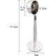 Coffee Bean Press Espresso, Rumanle Stand Coffee Measure tamper spoon Stainless Steel Coffee & Tea Tools Measuring Tamping Scoop Coffee Tamper (1 Piece, Silver) Coffee Bean Press Espresso, Rumanle Stand Coffee Measure tamper spoon Stainless Steel Coffee & Tea Tools Measuring Tamping Scoop Coffee Tamper (1 Piece, Silver)