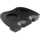 Coffee Tamper Tool, Silicone Rubber Espresso Tamping Mat, Double Hole Corner Edge Practical Stand Tamp Station 63mm to Protect Your Worktop for Espresso Baristas Powder Maker (Large Black) Coffee Tamper Tool, Silicone Rubber Espresso Tamping Mat, Double Hole Corner Edge Practical Stand Tamp Station 63mm to Protect Your Worktop for Espresso Baristas Powder Maker (Large Black)