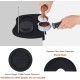 Coffee Tamper Tool, Silicone Rubber Espresso Tamping Mat, Double Hole Corner Edge Practical Stand Tamp Station 63mm to Protect Your Worktop for Espresso Baristas Powder Maker (Large Black) Coffee Tamper Tool, Silicone Rubber Espresso Tamping Mat, Double Hole Corner Edge Practical Stand Tamp Station 63mm to Protect Your Worktop for Espresso Baristas Powder Maker (Large Black)