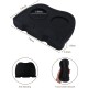 Coffee Tamper Tool, Silicone Rubber Espresso Tamping Mat, Double Hole Corner Edge Practical Stand Tamp Station 63mm to Protect Your Worktop for Espresso Baristas Powder Maker (Large Black) Coffee Tamper Tool, Silicone Rubber Espresso Tamping Mat, Double Hole Corner Edge Practical Stand Tamp Station 63mm to Protect Your Worktop for Espresso Baristas Powder Maker (Large Black)