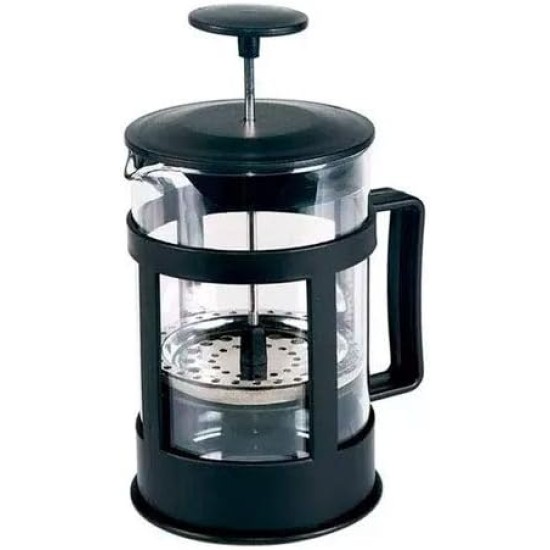 DRINK LAB 800 ml French Press Coffee Maker (5 Cups) Glass with Plastic Plunger for Gourmet Coffee French Press DRINK LAB 800 ml French Press Coffee Maker (5 Cups) Glass with Plastic Plunger for Gourmet Coffee French Press