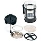 DRINK LAB 800 ml French Press Coffee Maker (5 Cups) Glass with Plastic Plunger for Gourmet Coffee French Press DRINK LAB 800 ml French Press Coffee Maker (5 Cups) Glass with Plastic Plunger for Gourmet Coffee French Press