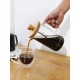 Glass French Press Tea Maker for Best Tasting Coffee and Tea, Borosilicate Glass, Wood, Stainless Steel (350ml) Glass French Press Tea Maker for Best Tasting Coffee and Tea, Borosilicate Glass, Wood, Stainless Steel (350ml)