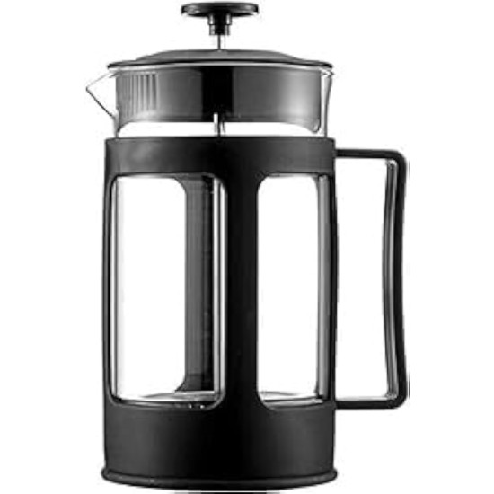 Homarket French Press Coffee and Tea Maker, Borosilicate Glass Coffee Press, Stainless Steel Filter, Durable and Heat Resistant (600ml,4 Cup)) Homarket French Press Coffee and Tea Maker, Borosilicate Glass Coffee Press, Stainless Steel Filter, Durable and Heat Resistant (600ml,4 Cup))