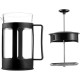 Kirmax Glass French Press Coffee Tea Maker, 600Ml Coffee Press, Borosilicate Glass with Heat Resistant Handle Kirmax Glass French Press Coffee Tea Maker, 600Ml Coffee Press, Borosilicate Glass with Heat Resistant Handle