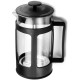 Kirmax Glass French Press Coffee Tea Maker, 600Ml Coffee Press, Borosilicate Glass with Heat Resistant Handle Kirmax Glass French Press Coffee Tea Maker, 600Ml Coffee Press, Borosilicate Glass with Heat Resistant Handle