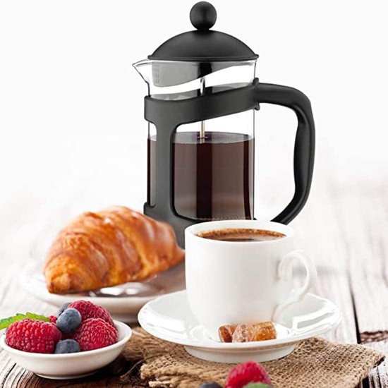 Press Coffee Maker (300ml) Insulated Coffee Press with 2-Layered Filter Structure Press Coffee Maker (300ml) Insulated Coffee Press with 2-Layered Filter Structure
