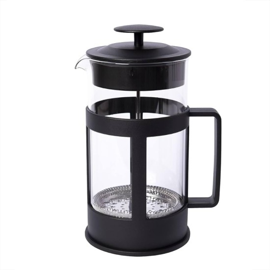 Professional French press Pyrex coffee/tea maker filter 350 ML (black) ٣٥٠ ملي فرينش برس فلتر بيركس لصنع القهوة/الشاي (أسود) Professional French press Pyrex coffee/tea maker filter 350 ML (black) ٣٥٠ ملي فرينش برس فلتر بيركس لصنع القهوة/الشاي (أسود)