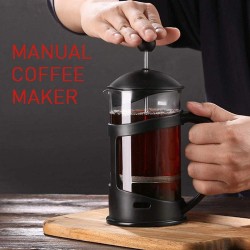 RAINBEAN French Press Coffee Maker with Stainless Steel Filter (1-3 Cups)