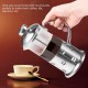 VBESTLIFE Coffee Maker, 350/600/800 ml Stainless Steel Glass French Press Coffee Maker Coffee & Teapot with Filter Suitable for Coffee, Tea, Espresso etc. (350 ml) VBESTLIFE Coffee Maker, 350/600/800 ml Stainless Steel Glass French Press Coffee Maker Coffee & Teapot with Filter Suitable for Coffee, Tea, Espresso etc. (350 ml)